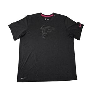 Atlanta Falcons Nike Shirt Breast Cancer Awareness Black NFL Football Men's XL